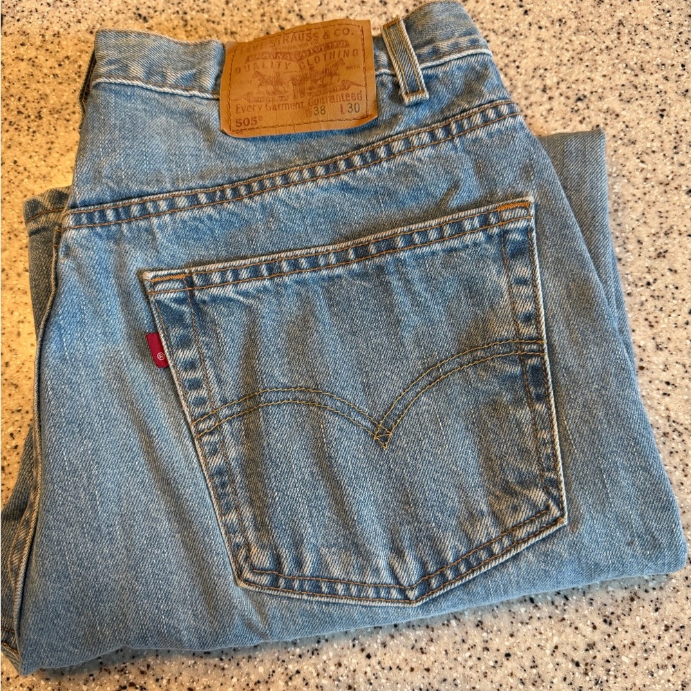 Vintage Levi's Light Blue Straight Jeans